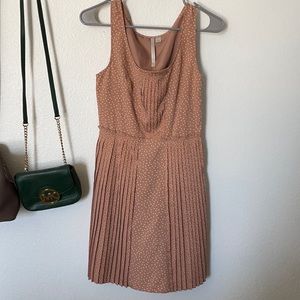 Lauren Conrad Pale Pink Pleated Dress NWOT